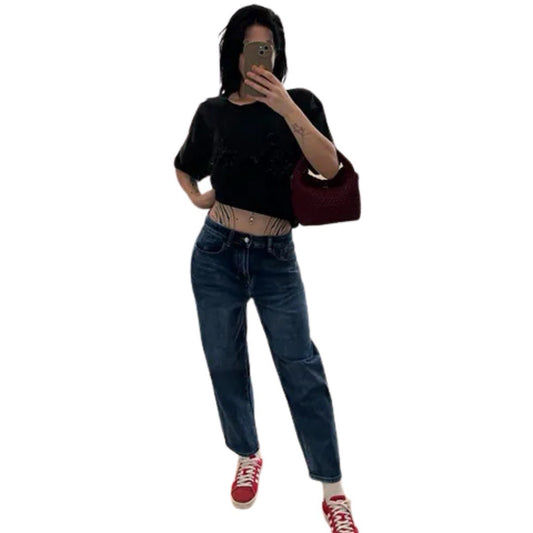 Jeans mom fit